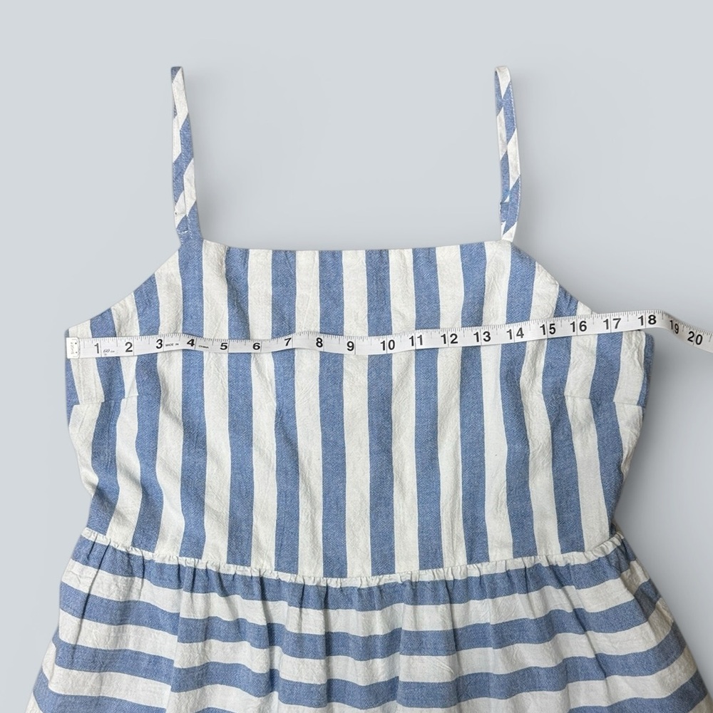 NWT Universal Thread Blue & White Striped Midi Dress - Picture 5 of 7
